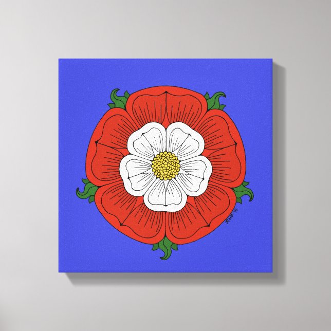 Tudor Rose Canvas Print (Front)