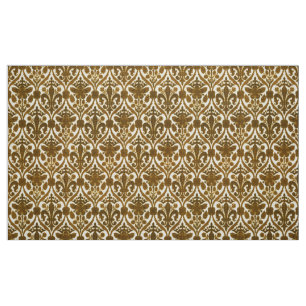 Tudor Rose & Fleur-de-Lis Victorian Era Pattern Fabric