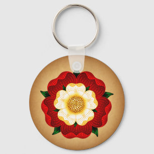 Tudor Rose Key Ring