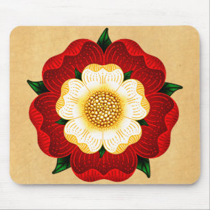 Tudor Rose Mouse Pad