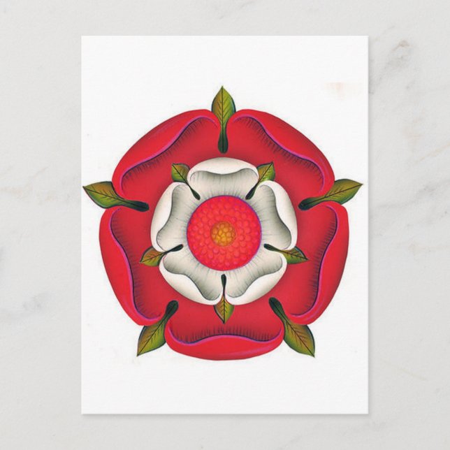 Tudor Rose Postcard (Front)