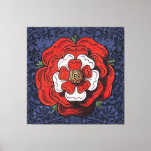 Tudor Rose Red and White