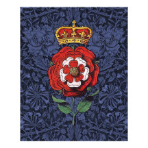 Tudor Rose Red and White