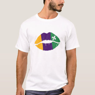 Tuesday Gras Kiss Mardi Gras Gift Women Men Tuesda T-Shirt