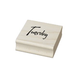 Tuesday Rubber Stamp