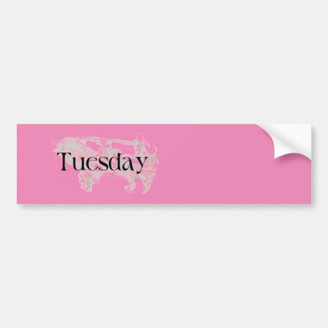 TUESDAY -small               - Sticker (Front)