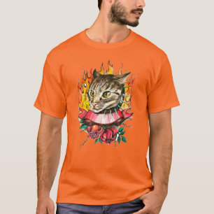 Tuff Kitty Tie-Dye T-Shirt, Rainbow Swirl T-Shirt