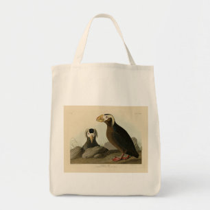 Tufted Auk (Puffin) - Audubon's Birds of America Tote Bag