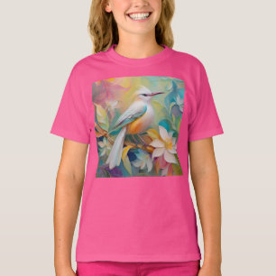 Tufted Golden Rumped Fantasy Bird T-Shirt