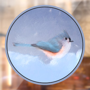 Tufted Titmouse Painting - Original Wild Bird Art