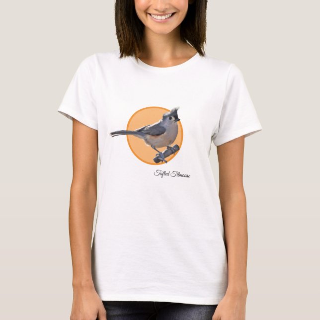 Tufted Titmouse T-Shirt (Front)