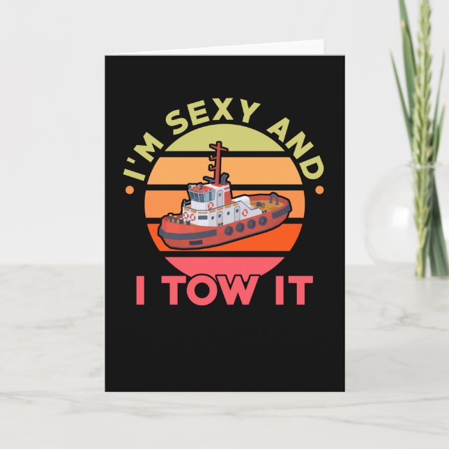 Tug Boat Card (Front)