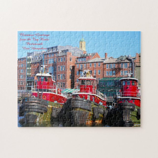 Tug Boats Portsmouth New Hampshire. Jigsaw Puzzle (Horizontal)