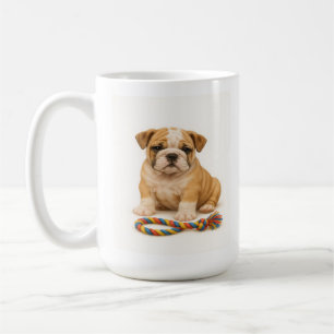 Tug Life – Bulldog Pup with Attitude Coffee Mug
