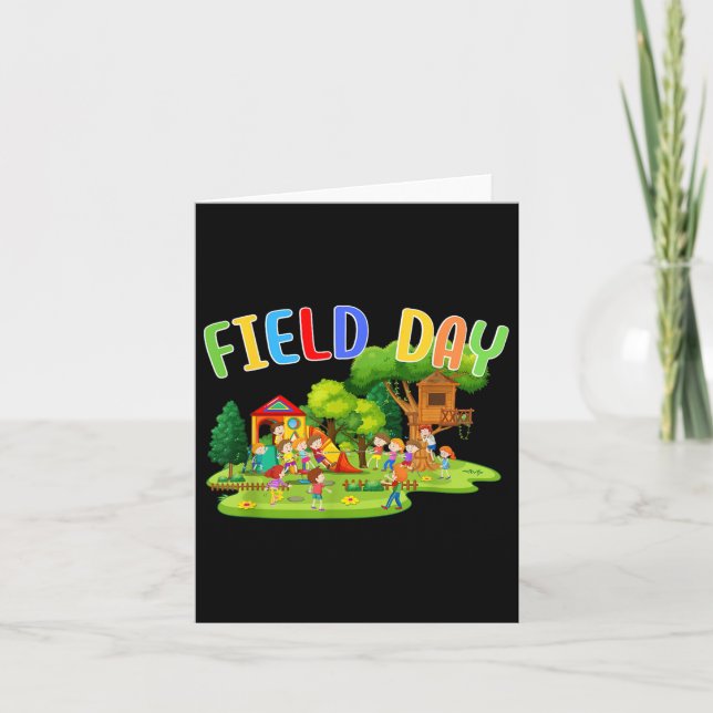 Tug Of War Field Day School Trip 2023 Spring Summe Card (Front)