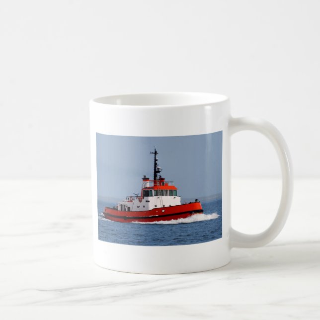 Tugboat at Speed Coffee Mug (Right)