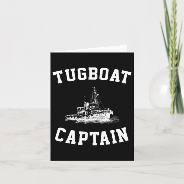 Tugboat Captain  Card (Front)
