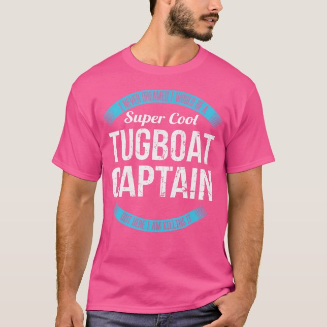 Tugboat Captain Funny T-Shirt (Front)