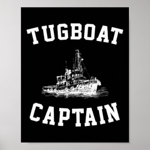 Tugboat Captain Poster