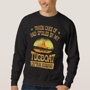 Tugboat Captain Sailing Boating Tug Boat Owner 1 Sweatshirt
