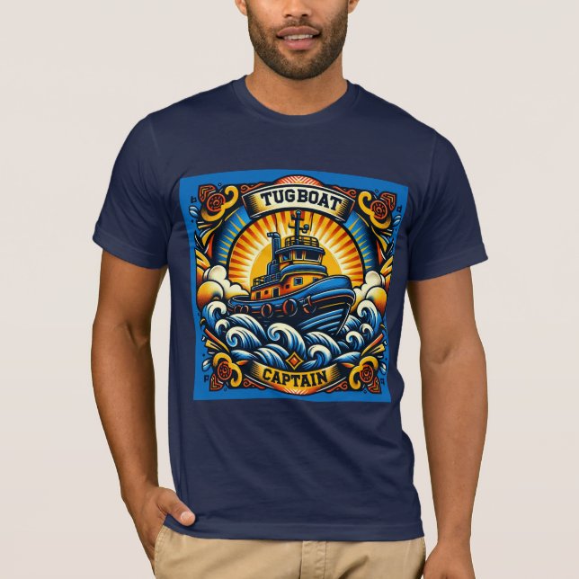 TUGBOAT CAPTAIN T-Shirt (Front)