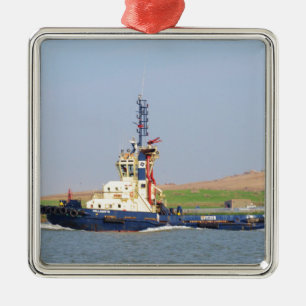 Tugboat Millgarth Metal Tree Decoration