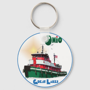 Tugboat Ohio Key Ring