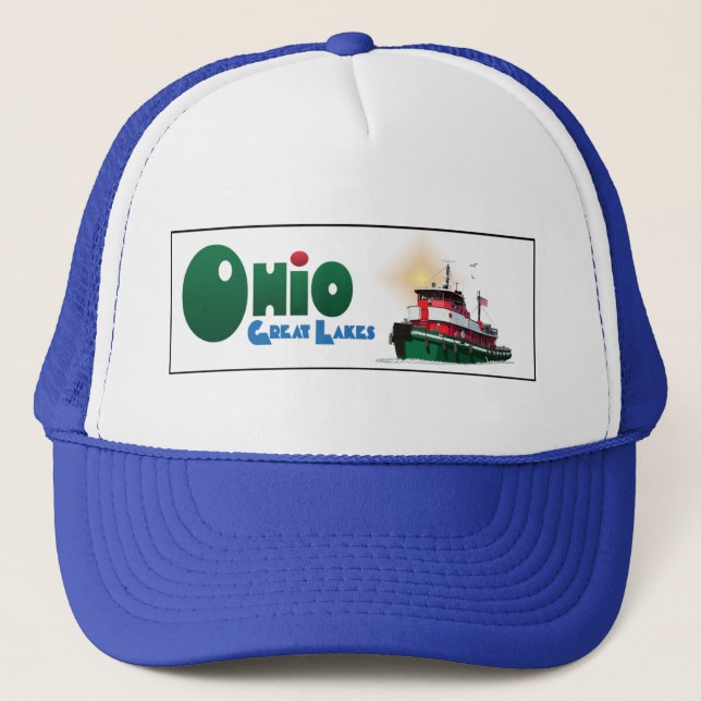 Tugboat Ohio Trucker Hat (Front)