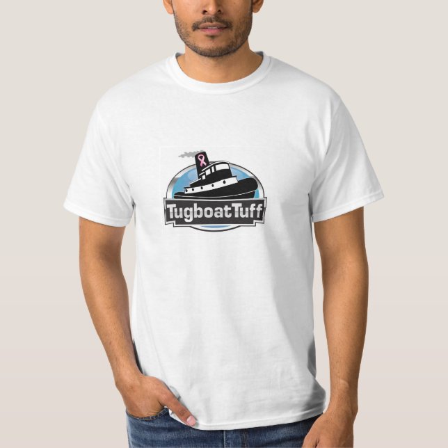 Tugboat pulling power T-Shirt (Front)