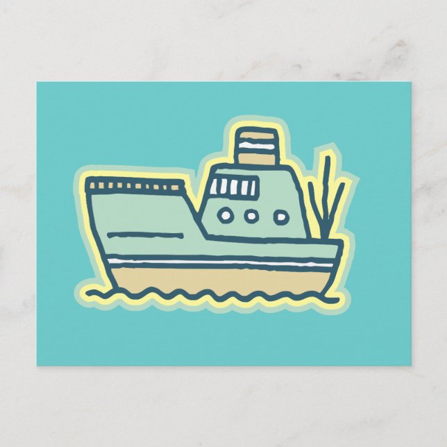 Tugboat Tshirts and Gifts Postcard (Front)