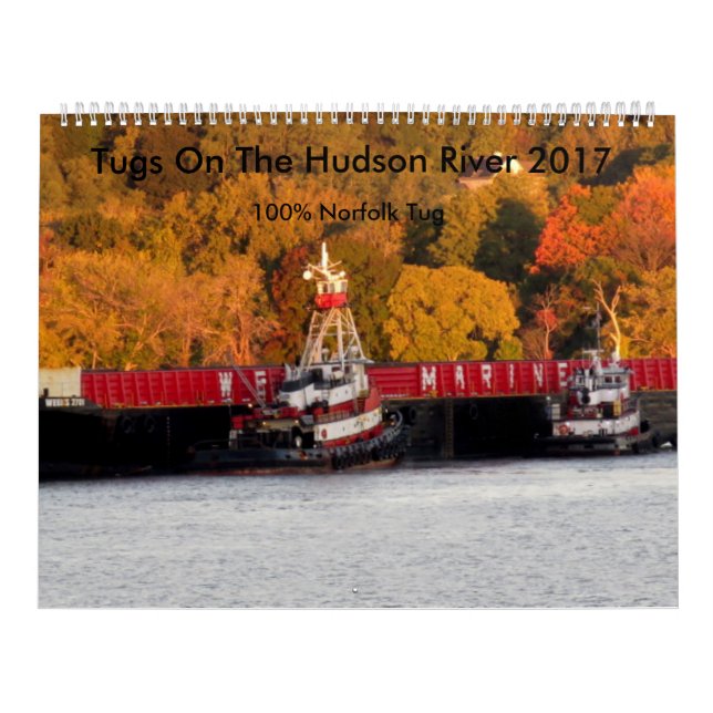Tugs On The Hudson River 2017 Calendar (Cover)