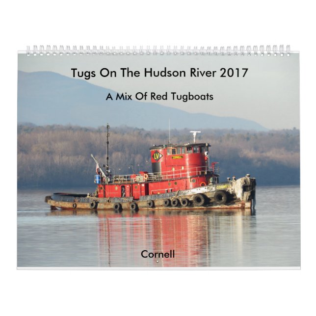 Tugs On The Hudson River 2017 Calendar (Cover)