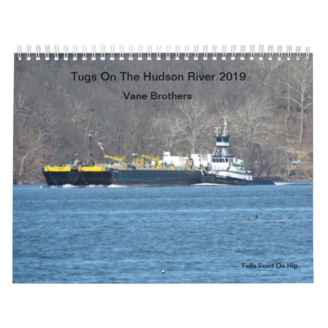 Tugs On The Hudson River 2019 Vane Brothers Calendar (Cover)