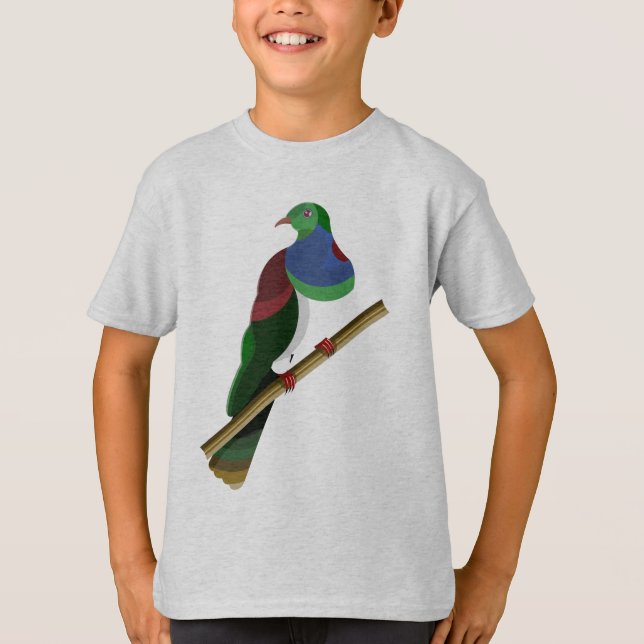 Tui Kereru NZ Bird T-Shirt (Front)