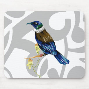 Tui koru pattern mouse pad