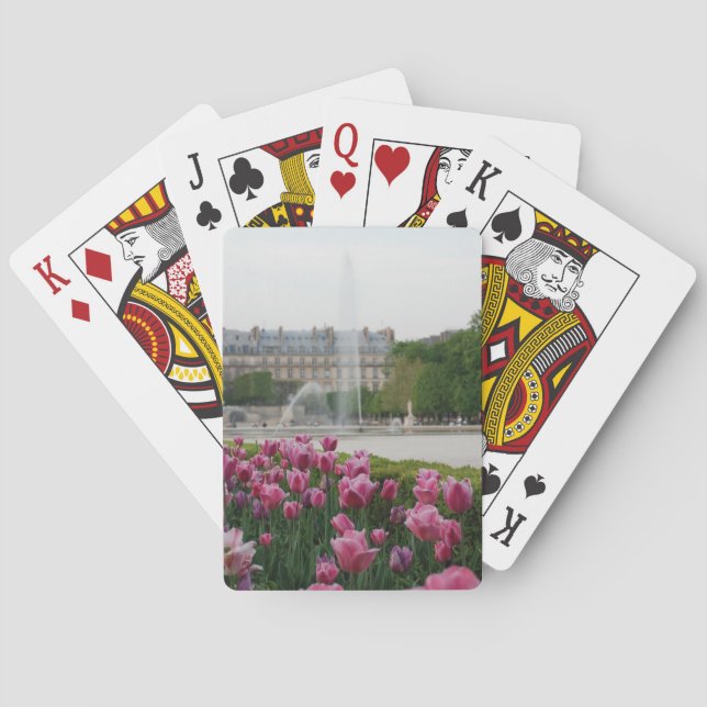 Tuileries Garden in bloom Playing Cards (Back)