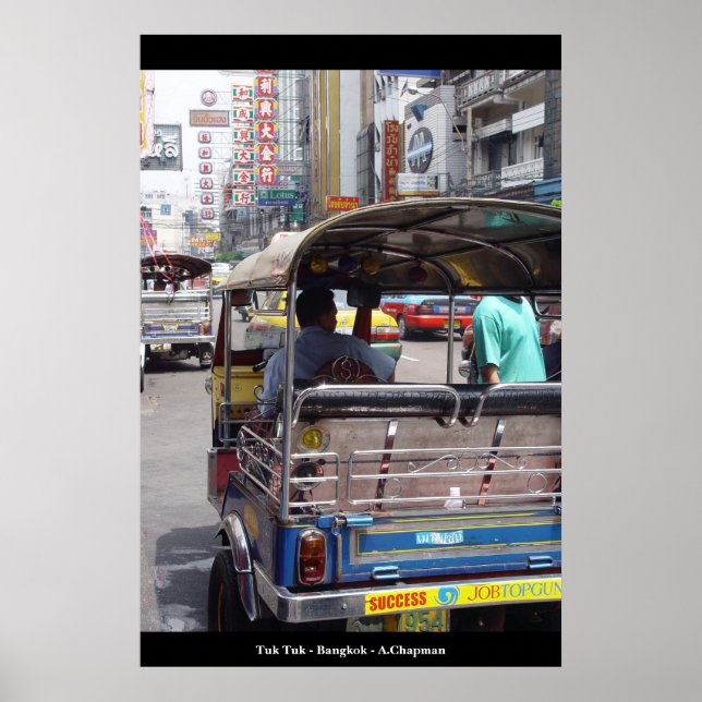 Tuk Tuk Bangkok Poster (Front)