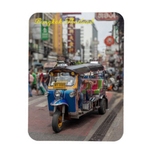 Tuk tuk on Yaowarat Road, Chinatown, Bangkok, Thai Magnet