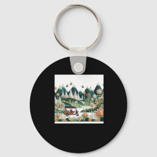Tuk Tuk Thailand #1 Sticker Key Ring