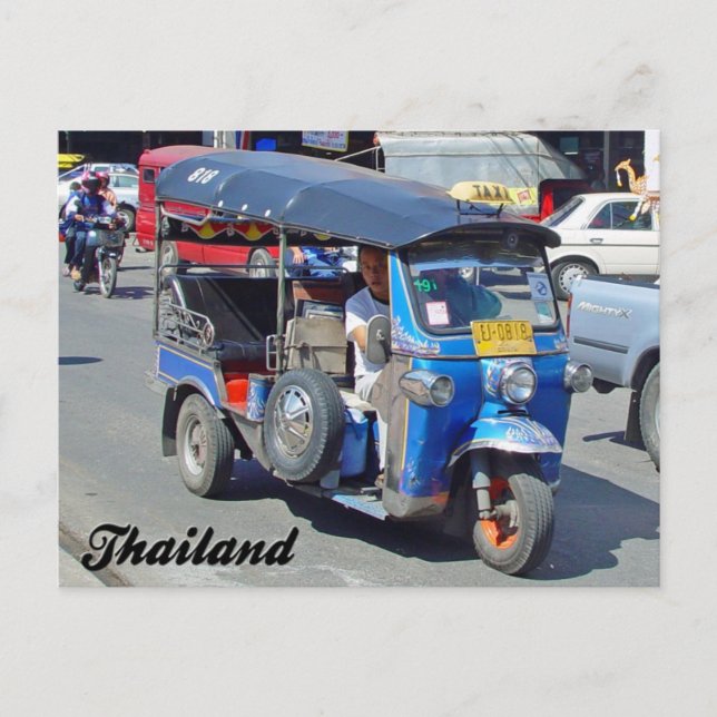Tuk Tuk Thailand Post Card (Front)
