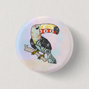 Tukan 3 cm round badge