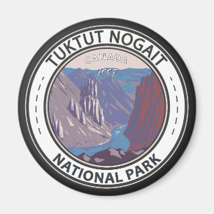 Tuktut Nogait National Park Canada Badge Magnet