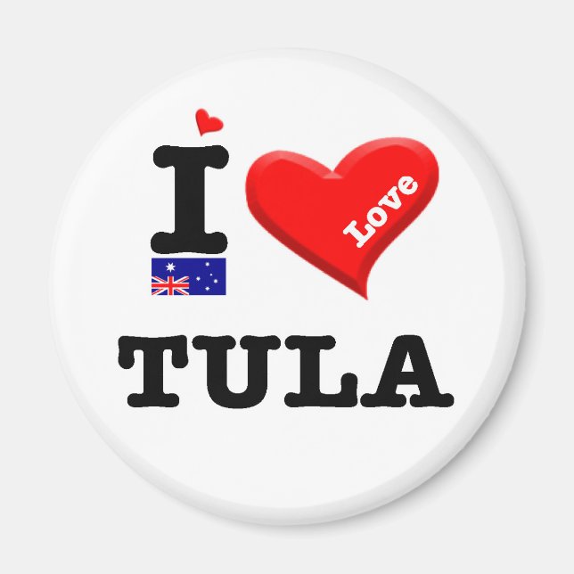 TULA - I Love Magnet (Front)