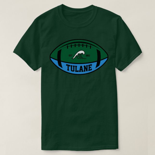 Tulane Team Colours T-Shirt (Design Front)