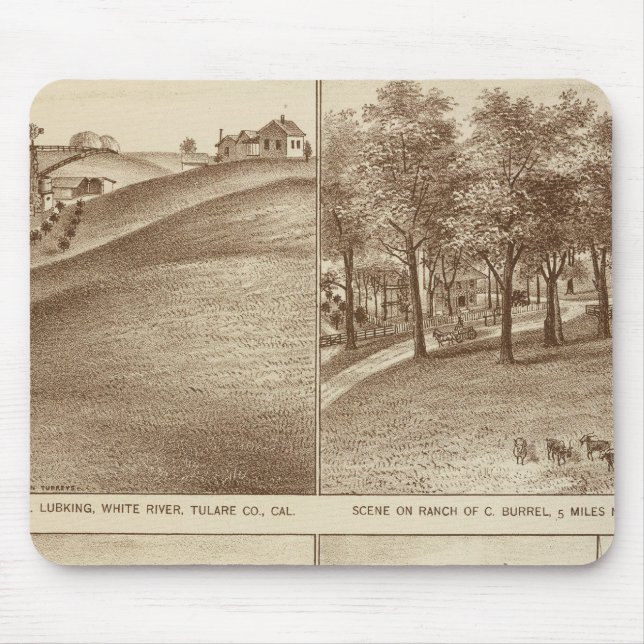 Tulare Co ranches, offices Mouse Pad (Front)