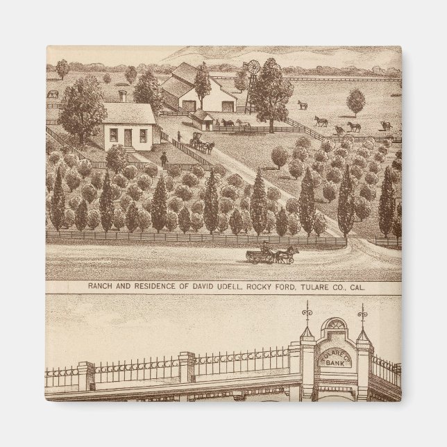 Tulare County Bank Magnet (Front)