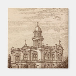 Tulare County Court House Magnet