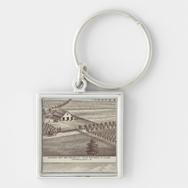 Tulare farms key ring (Front)