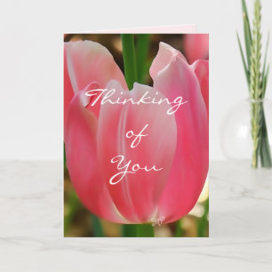 Tulip7 Thinking of You card-customise any occasion Card