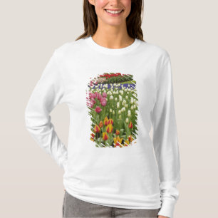 Tulip and hyacinth garden, Keukenhof Gardens, T-Shirt